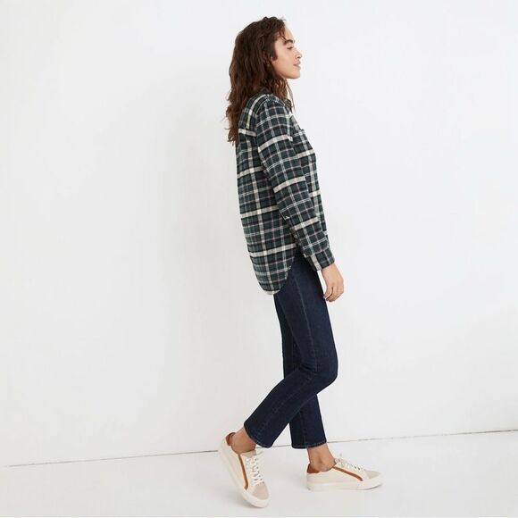 Madewell Flannel Classic Ex-Boyfriend Shirt Plaid Size Small - Picture 4 of 4